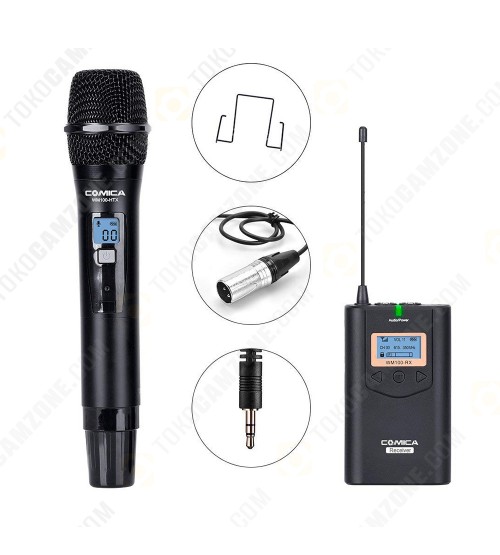 Comica CVM-WM100 (H) (HTX+RX) Wireless Lavalier Microphone System